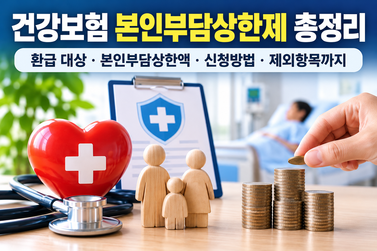 건강보험 본인부담상한제 총정리｜환급 대상&middot;본인부담상한액&middot;신청방법&middot;제외항목까지 관련 사진