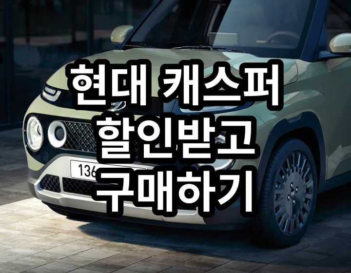 캐스퍼 온라인 할인