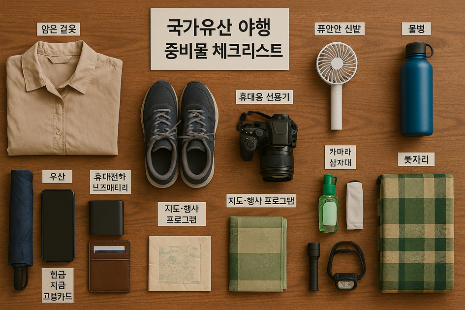 공주 국가유산 야행 필수품 이미지