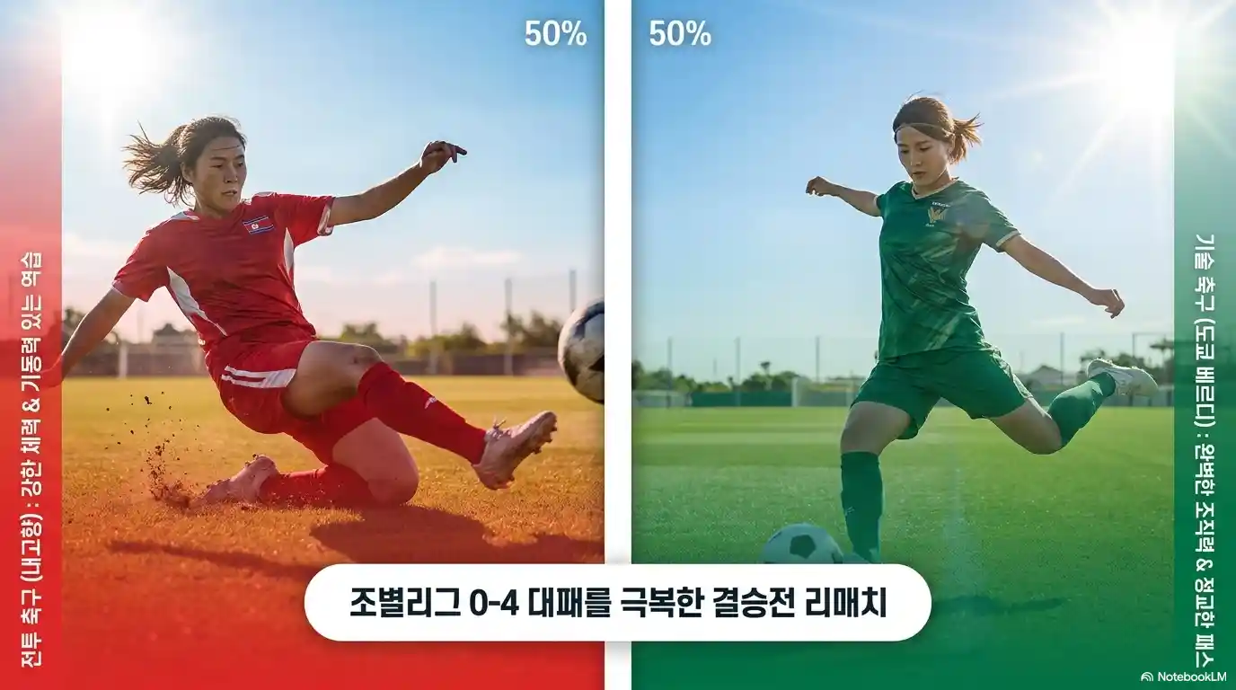 북한 일본 결승전 정보
