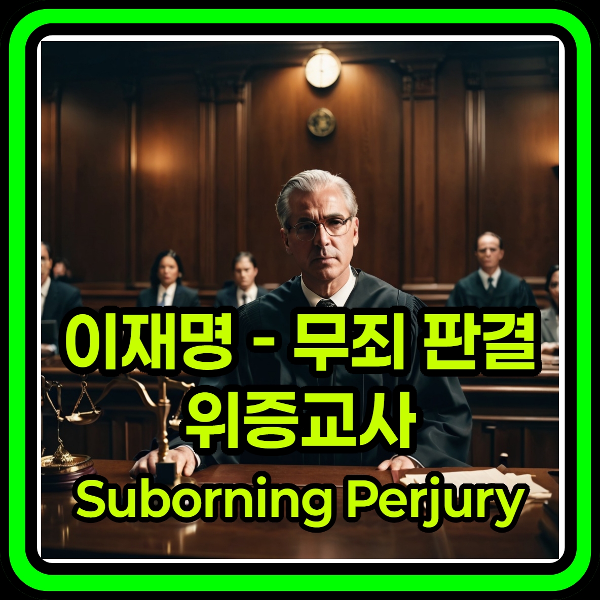 이재명 무죄 판결 위증교사 법률 용어와 정치적 함의