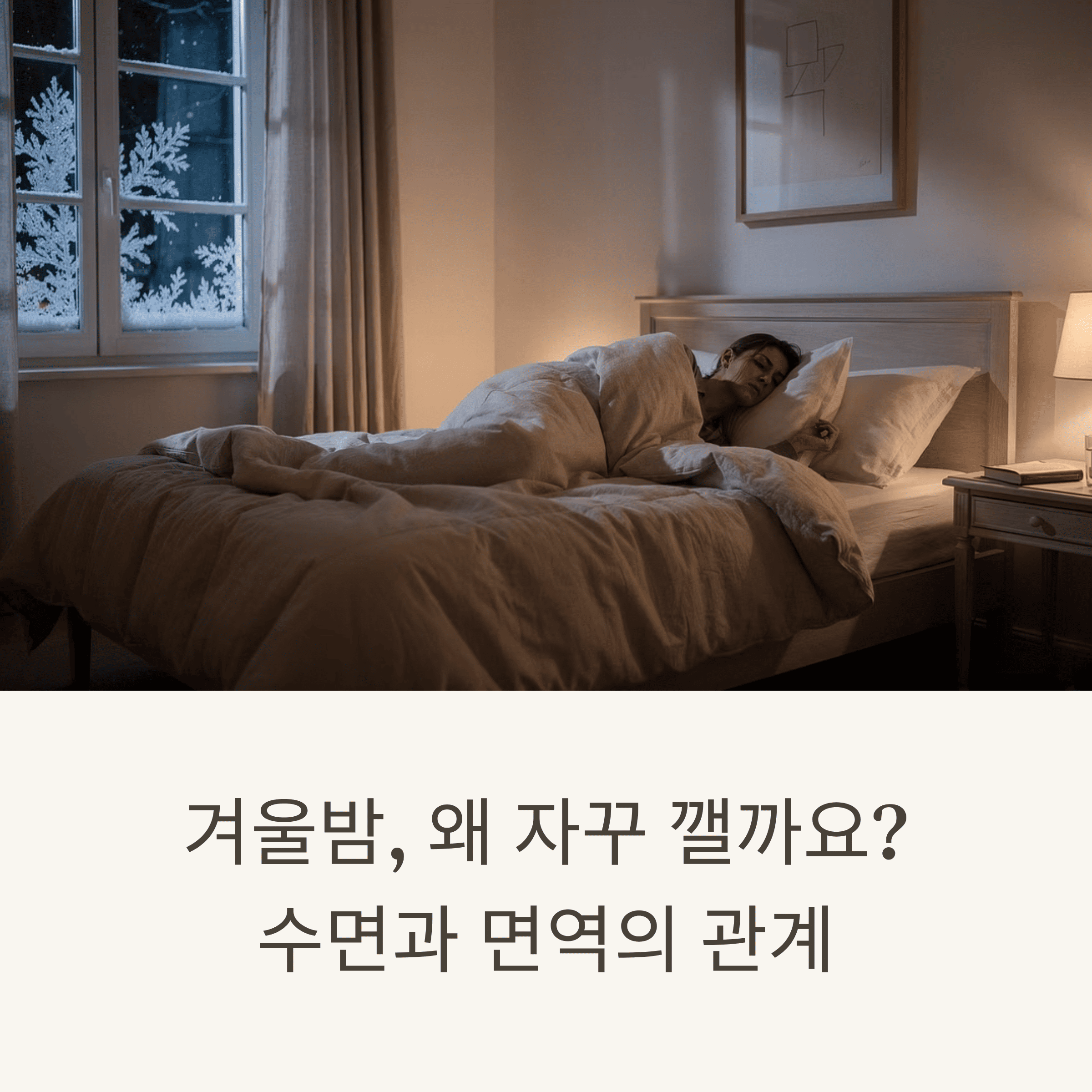 겨울철 수면과 면역 식단 추천