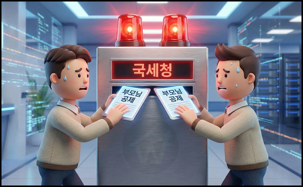 연말정산 부모님 중복공제 가산세 경고 및 형제자매 이중등록 해결법 썸네일