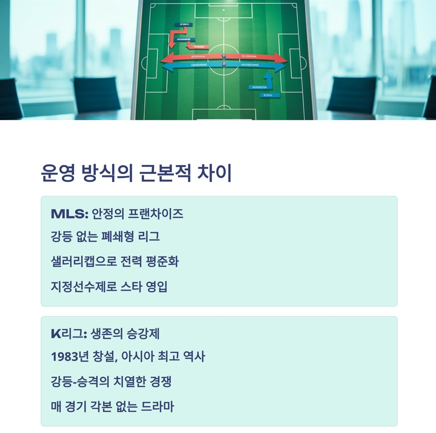'안정'이냐 '생존'이냐: 리그의 뼈대를 이루는 운영 방식