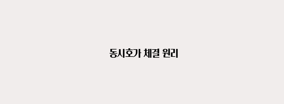 동시호가