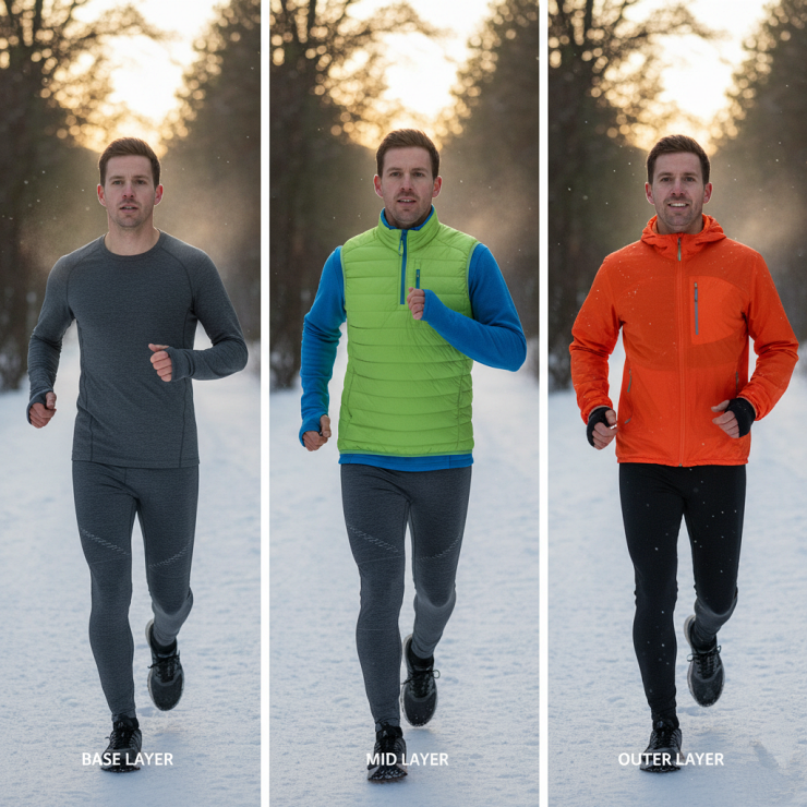 3단계 레이어드 겨울 러닝 핵심 복장