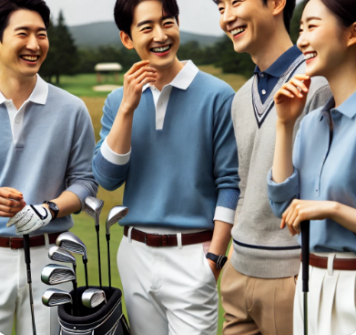 직장인 골프 사진
