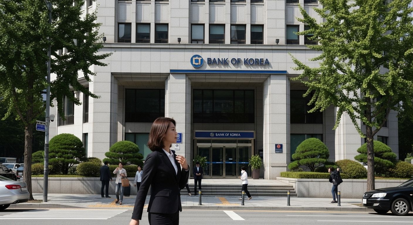 한국은행 외부 전경