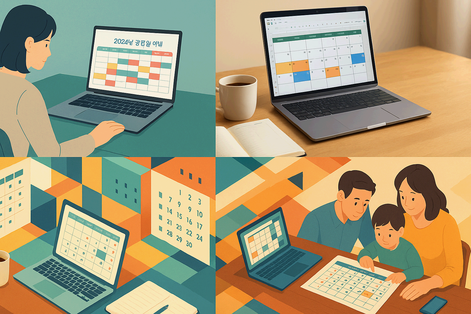 2026년 공휴일 엑셀로 한 번에 정리하기|황금연휴·연차 계획표 만드는 법