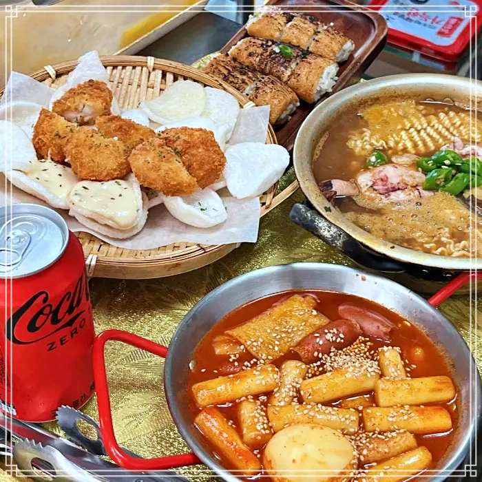 경남 남해 맛집 바닷가 마을 오션뷰 레트로 분식집, 떡볶이