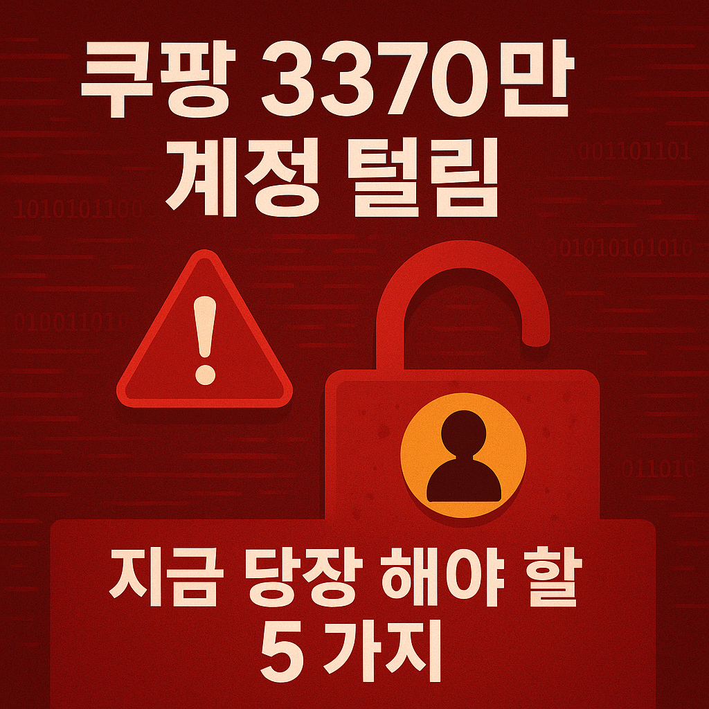 쿠팡 개인정보 유출 3,370만 명 피해! 민관합동조사단까지 가동된 이유는