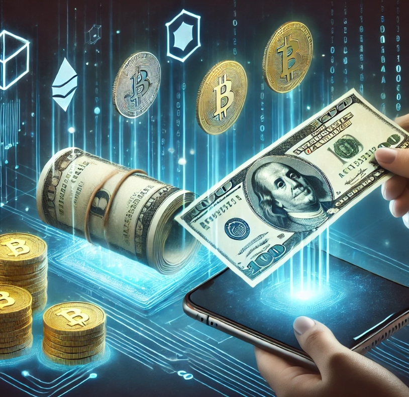 실제 현금이 디지털 화폐로 변화를 하려 한다.