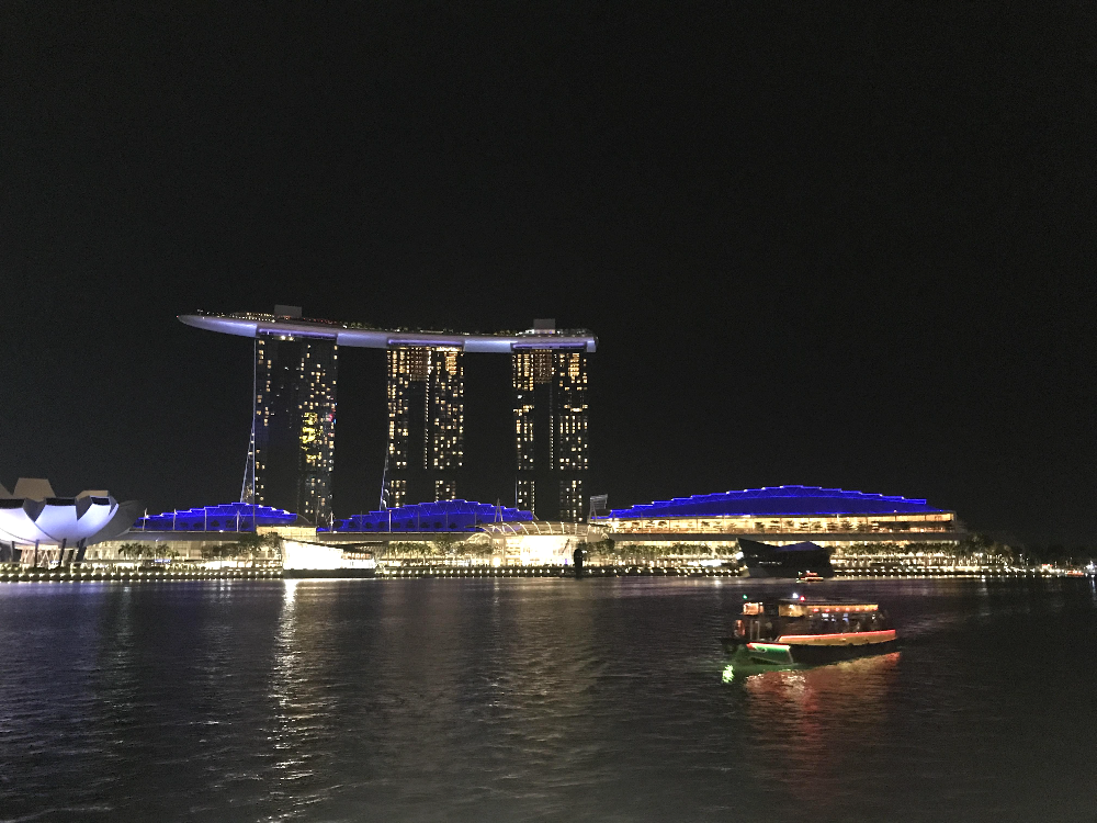 마리나 베이 샌즈호텔 전경