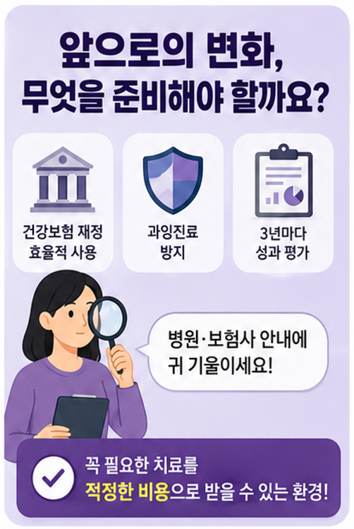 도수치료 4만원! 7월 1일부터 적용되는 '관리급여' 및 '실비청구' 완벽 가이드(2026)