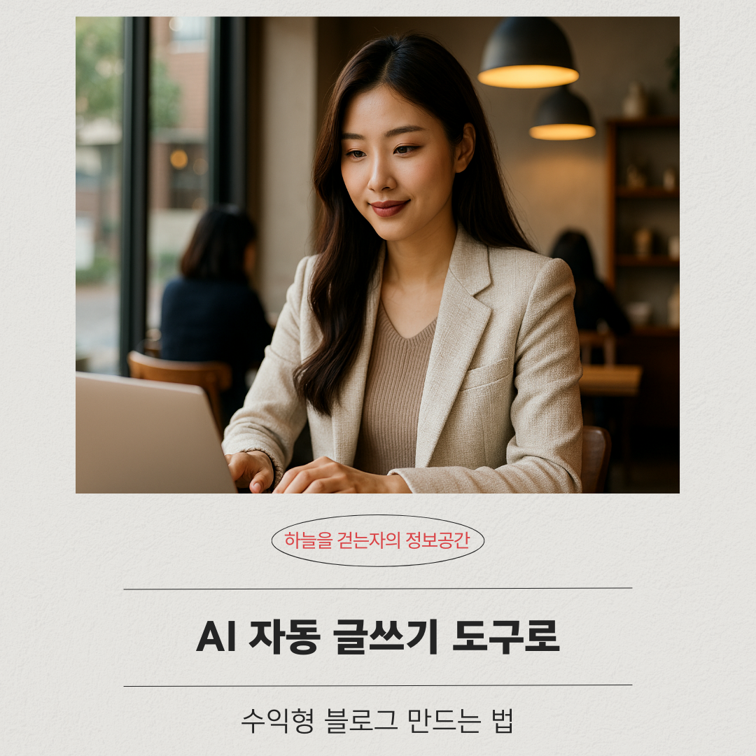 AI 자동 글쓰기 도구로 수익형 블로그 만드는 법
