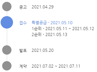 용현자이크레스트 청약일정
