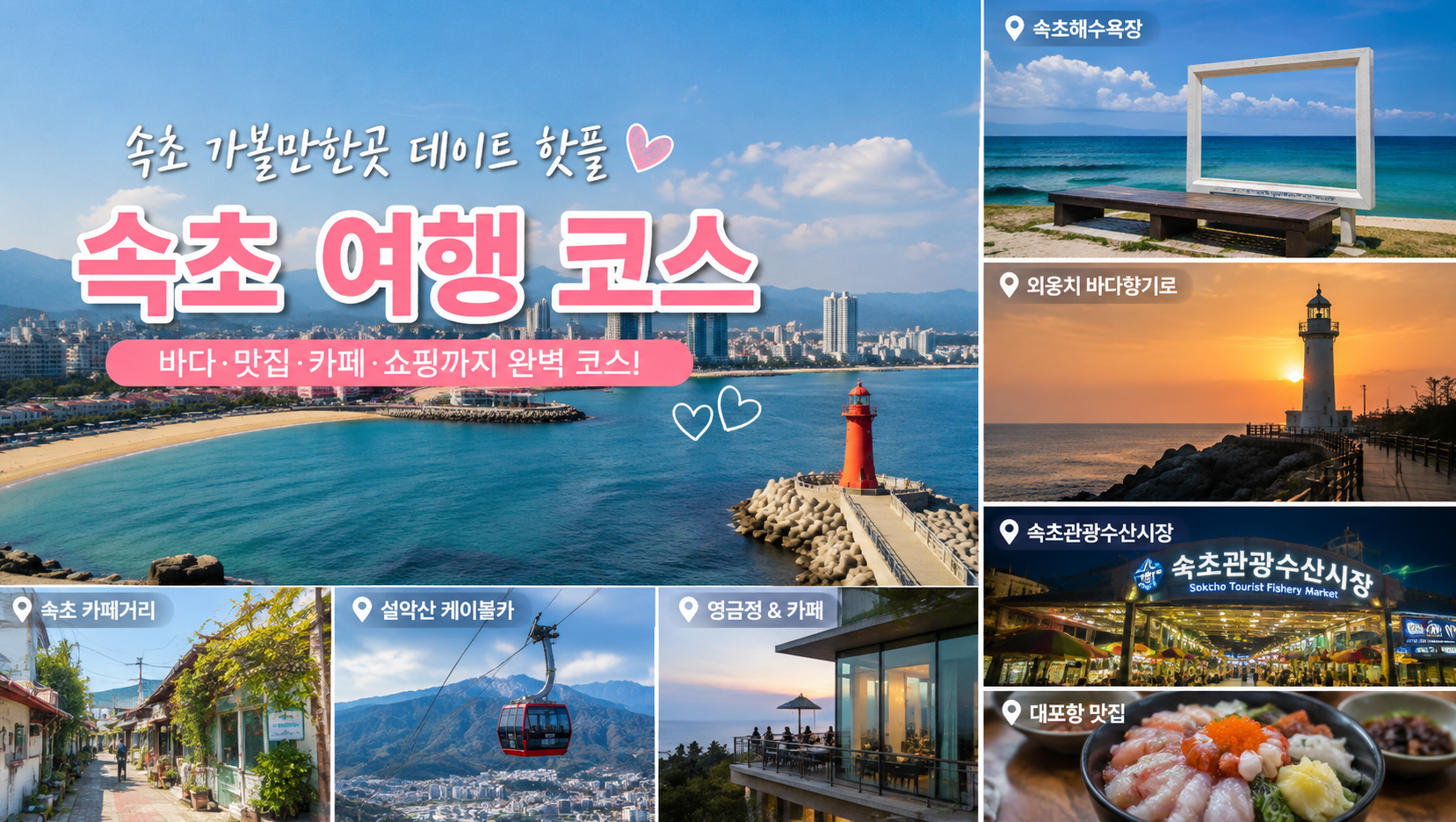 속초 가볼만한 곳 데이트 핫플 5곳, 이 코스면 완벽