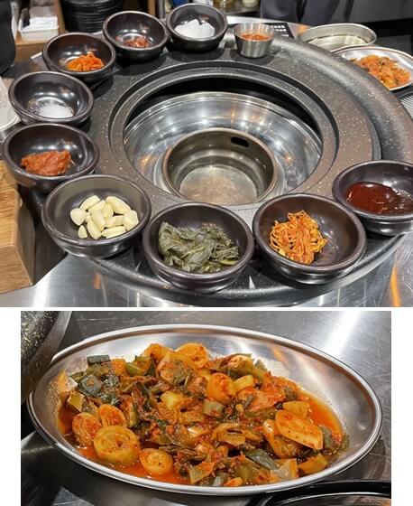 기본적으로-제공되는-밑반찬-사진