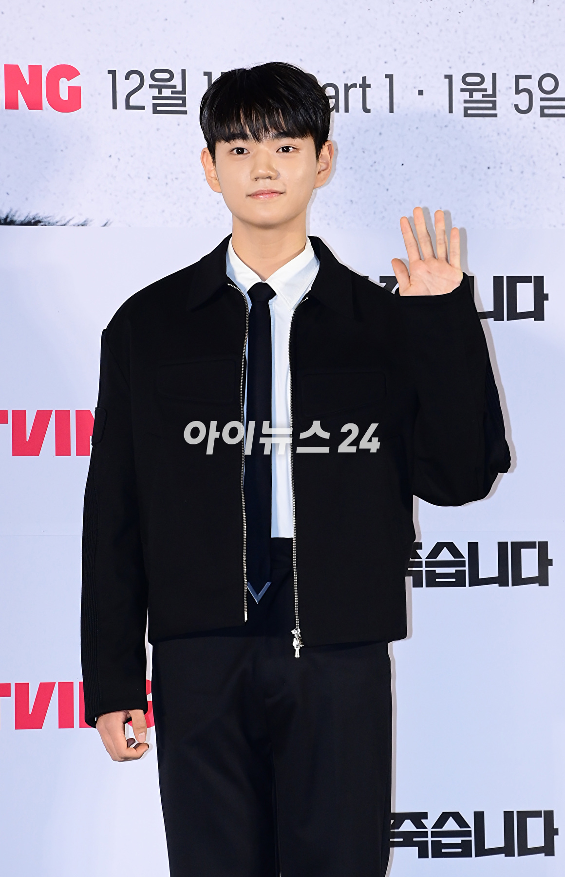 배우 김강훈이 13일 오전 서울 CGV 용산아이파크몰에서 열린 티빙 오리지널 시리즈 &#39;이재&#44; 곧 죽습니다&#39; 제작발표회에 참석하고 있다. [사진=정소희 기자]