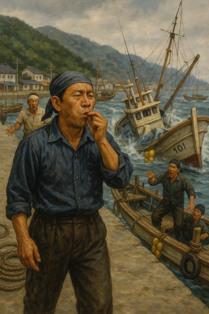 경상도 어촌의 ‘부두에서 휘파람 불면 배가 침몰한다’ – 바다와 금기의 민속학
