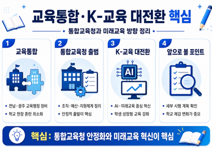 김대중 전남광주교육감 당선 공약 쉽게 정리