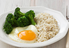 현미밥 달걀프라이