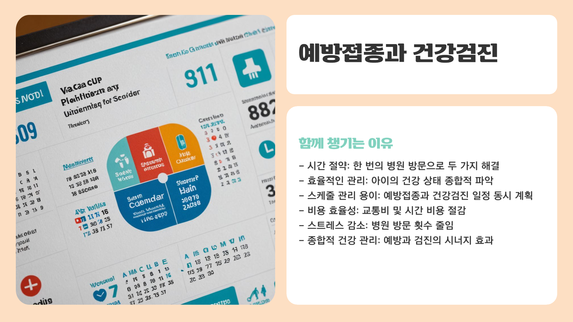 영유아 예방접종, 건강검진과 함께 챙기는 법