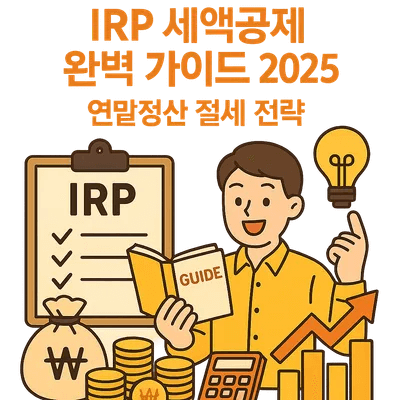 IRP 세액공제 완벽 가이드 2025 연말정산 절세 전략