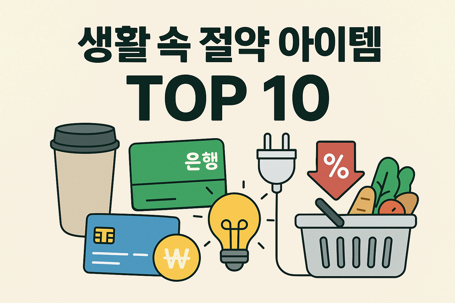 생활 속 절약 아이템 TOP 10