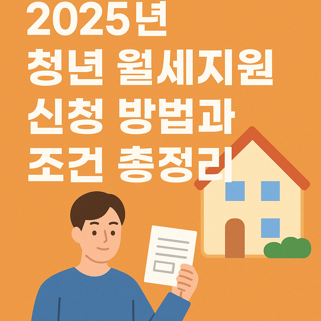 청년 월세지원 신청 방법과 조건