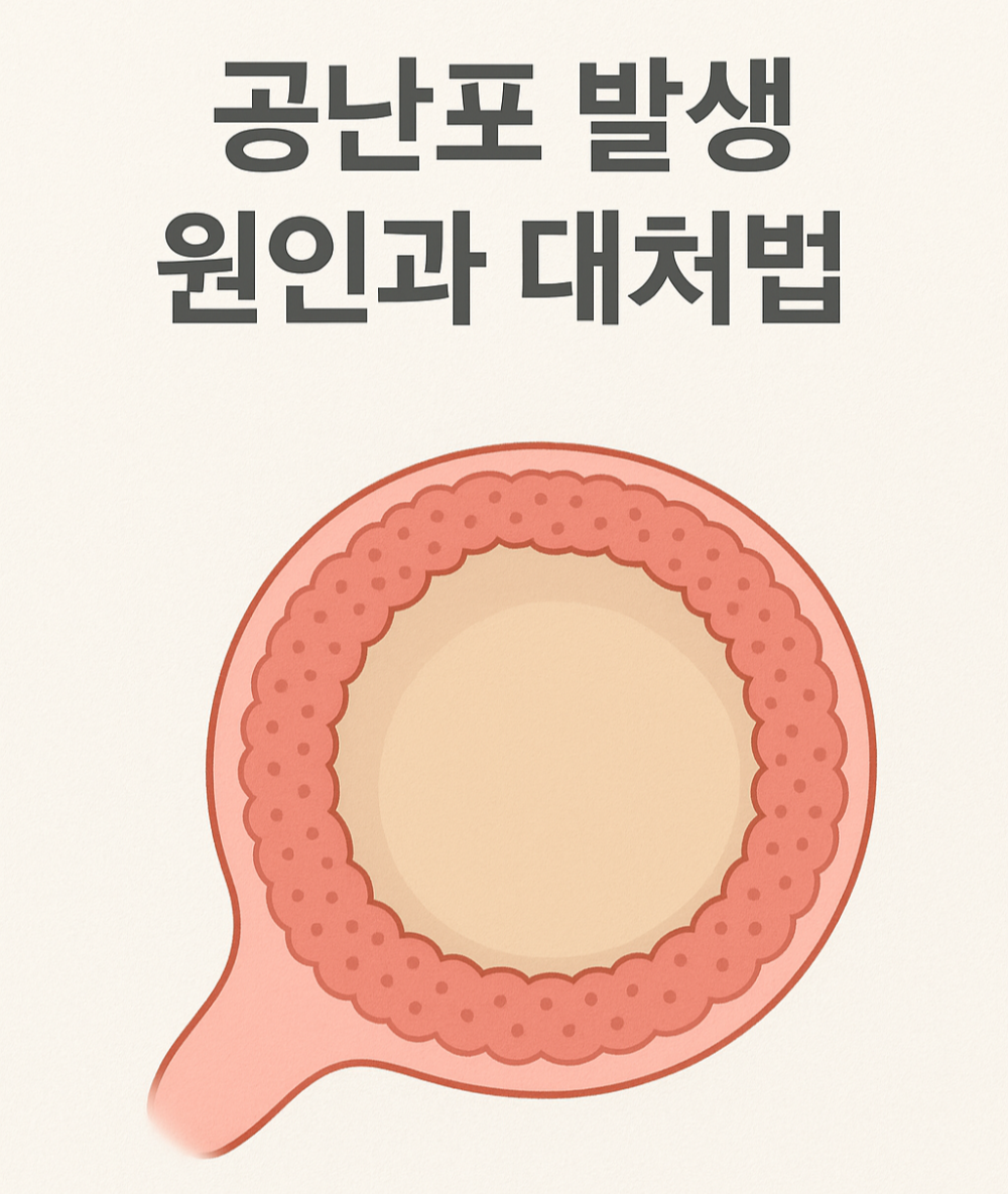 공난포 발생 원인과 대처법 사진