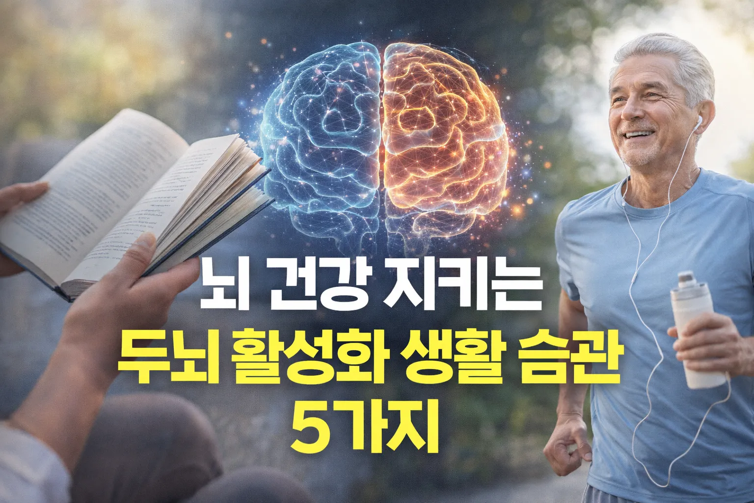 뇌 건강 지키는 두뇌 활성화 생활 습관 5가지