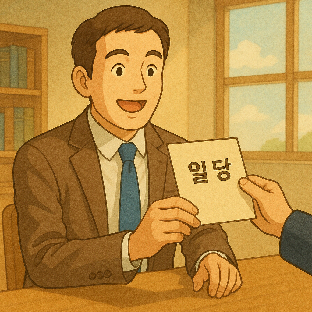 일당이나 급여를 받는 꿈