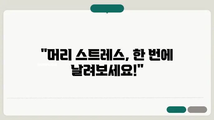 머리 지압기