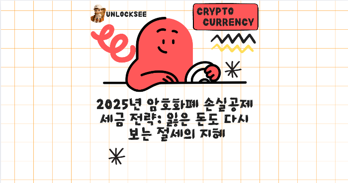 2025년 암호화폐 손실공제 세금 전략: 잃은 돈도 다시 보는 절세의 지혜