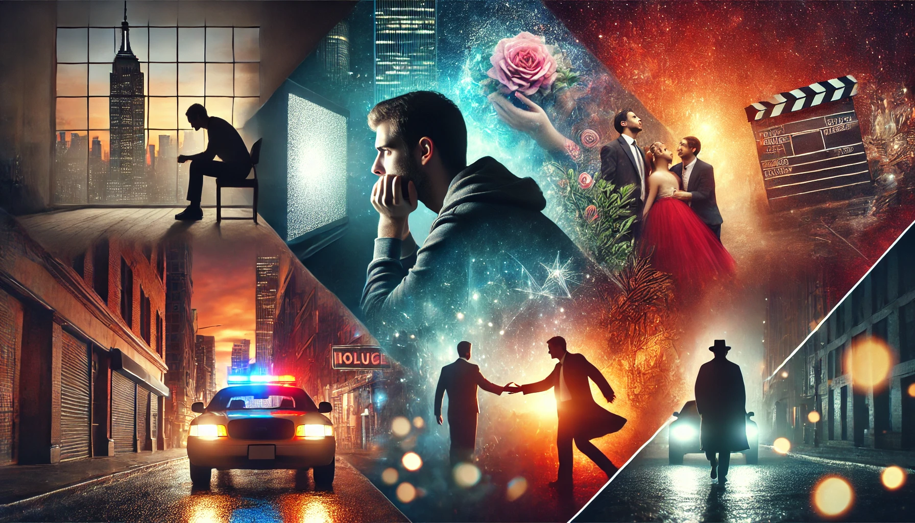 드라마 속 삶의 교훈을 담은 이미지