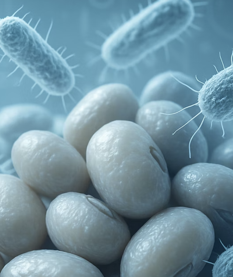 위대한 콩, 이로운 균을 만나다