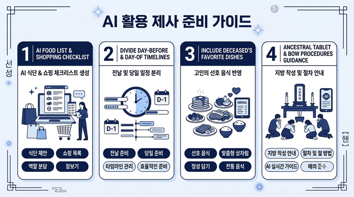 제사 준비 가이드