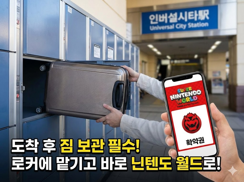 USJ 도착 후 짐 보관 & 체크인 팁