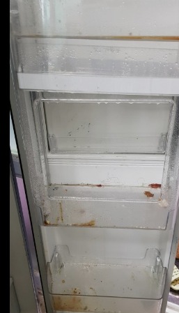 다 꺼낸 후의 더러움