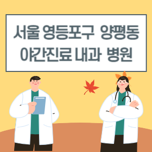 영등포구 양평동 야간진료 내과 병원 리스트 (18시 이후 늦게까지하는 병원)
