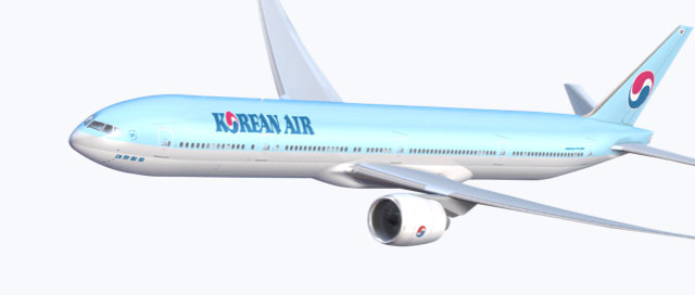 대한항공 보잉 B777 기본정보, 좌석배치도, 좌석 간격