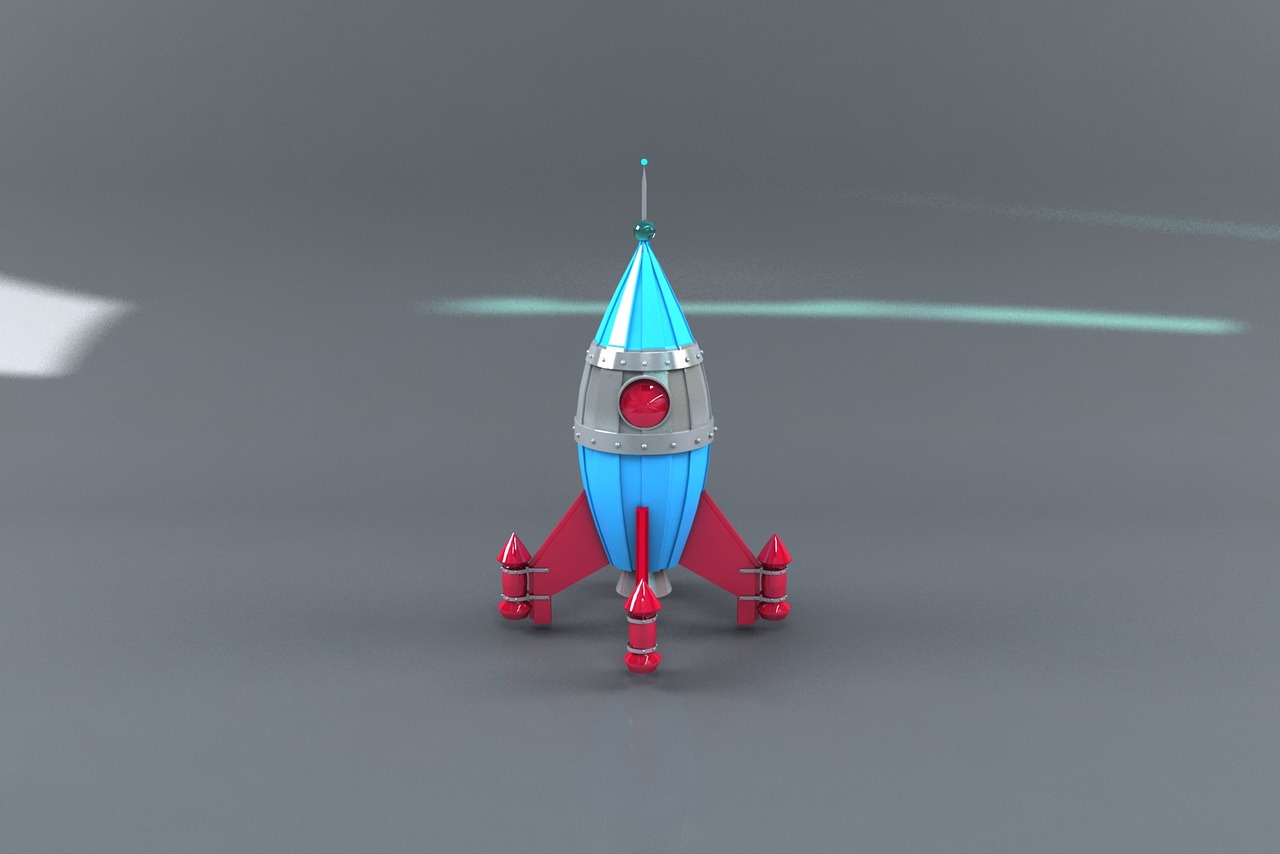 로켓 3d모델링 관려 사진