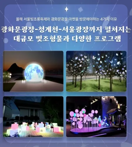 서울 빛 초롱 축제, 광화문광장 마켓_9