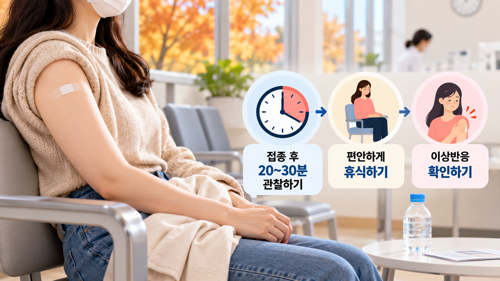 독감 예방접종 후 이상반응 관찰과 주의사항