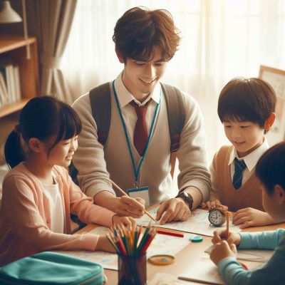 비전 형성 지원 서비스를 받는 아동들