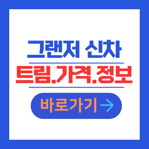 그랜저 신차 트림 가격 정보 안내