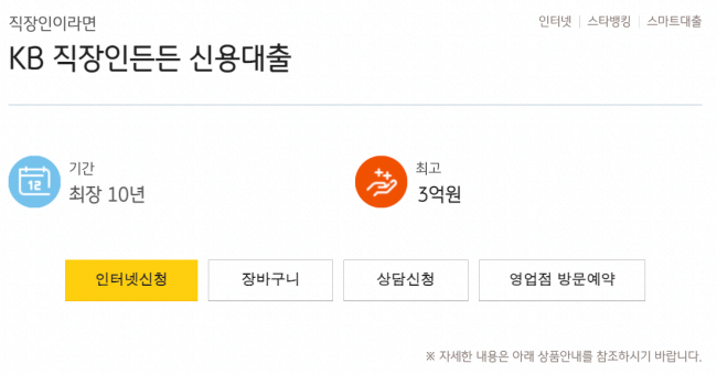 KB직장인든든신용대출