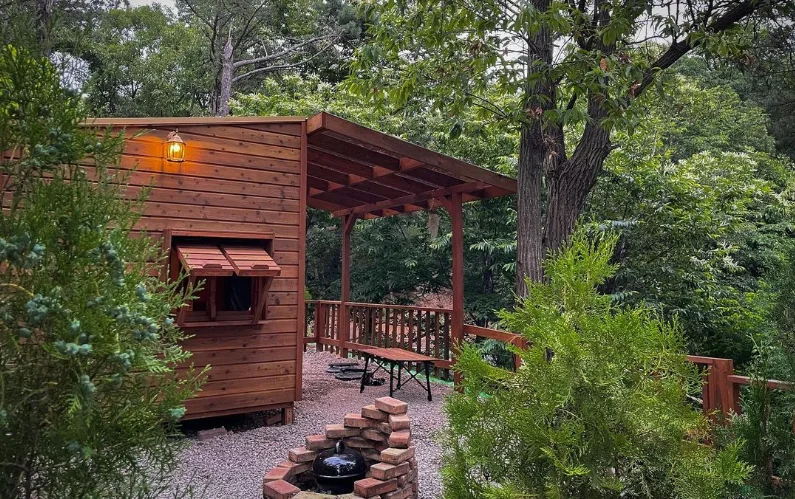 글램핑 카라반 캠핑장