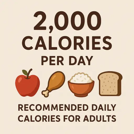 성인 1일 권장 칼로리 확인